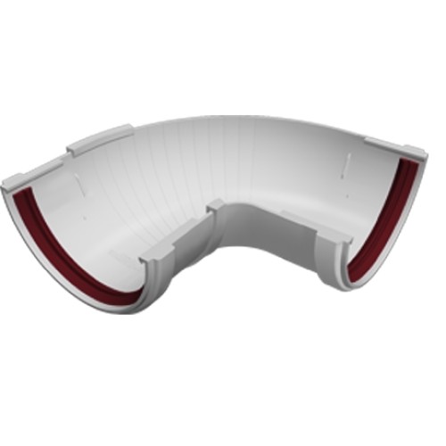 Угол составной 90-150 град. ПВХ Grand Line Белый (RAL 9003)