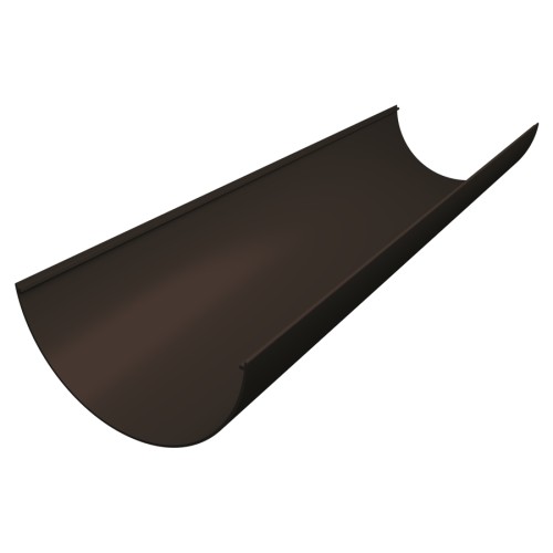 Желоб Классика 120 ПВХ Grand Line 3м Коричневый (RR32)